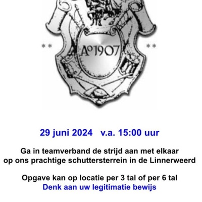 uitnodiging Dorpsschieten