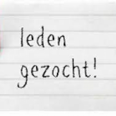 Wij zijn op zoek naar nieuwe leden!
